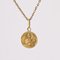 20th Century French 18 Karat Yellow Gold Saint Therese Medal by Mazzoni 5