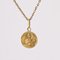 Medalla de Santa Teresa francesa de oro amarillo de 18 kt, siglo XX de Mazzoni, Imagen 5