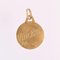 18 Karat Yellow Gold Virgin Mary Haloed Medal 8