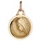18 Karat Yellow Gold Virgin Mary Haloed Medal 1