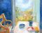 Alice Mumford, Indigo to Apricot, Oil Painting, 2022, Image 1