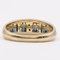Vintage Ring in 8k Yellow Gold with Sapphires and White Stones, Image 6