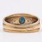 Vintage 18k Yellow Gold Sapphire and Diamond Ring, 1970s 6