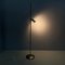Lámpara de pie ajustable italiana era espacial de metal cromado atribuida a Reggiani, años 70, Imagen 4