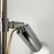 Lámpara de pie ajustable italiana era espacial de metal cromado atribuida a Reggiani, años 70, Imagen 8