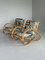 Vintage Bamboo Rattan Lounge Chairs, Set of 2, Image 1