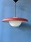 Vintage Pendant Lamp with Red Metal 7