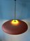 Vintage Pendant Lamp with Red Metal 4