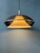 Lámpara colgante Ufo de la era espacial vintage de vidrio acrílico, Imagen 3