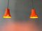 Orange Ceramic Pendant Lamps, Set of 2, Image 6