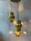 West German Ceramic Cascade Hanging Light in Green 3