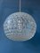 Lampada Mid-Century a forma di sfera di cristallo in vetro acrilico, Immagine 9