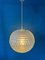 Lámpara colgante Mid-Century con bola de cristal de vidrio acrílico, Imagen 6