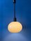 Vintage Beige Mushroom Pendant Lamp in Acrylic and Glass 3