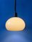 Vintage Beige Mushroom Pendant Lamp in Acrylic and Glass 4