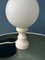 Space Age Opaline and Glass Table Lamp in White 10