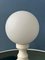Space Age Opaline and Glass Table Lamp in White 9
