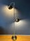 Lámpara de pie vintage con forma de globo ocular plateado oscuro, Imagen 2