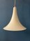 Lámpara colgante vintage pequeña con sombrero de bruja en beige, Imagen 7