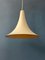 Small Vintage Beige Witch Hat Pendant Lamp 1