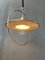 Mid-Century UFO Pendant Lamp with Decorative Chrome Frame 3