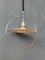 Mid-Century UFO Pendant Lamp with Decorative Chrome Frame 8