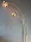 Lámpara de pie de arco de cromo, años 80, Imagen 5