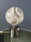 Mid-Century Chrome Desk Lamp with Glass Shade 1