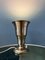 Trompete Deckenfluter Cup Tischlampe aus Metall in Silber 5