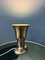 Trompete Deckenfluter Cup Tischlampe aus Metall in Silber 3