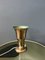 Lámpara de mesa con forma de copa con forma de trompeta de metal en color plateado, Imagen 6