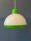 Green and White Acrylic Glass Flower Pendant Lamp 6