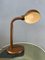 Mid-Century Adjustable Brown Snake Table Lamp 8