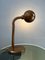 Lámpara de mesa con forma de serpiente ajustable Mid-Century en marrón, Imagen 3