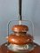 Mid-Century Space Age Anvia Brown Pendant Lamp 8