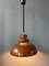 Mid-Century Space Age Anvia Brown Pendant Lamp 4