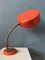 Lámpara de mesa UFO Mid-Century en rojo, Imagen 1