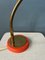 Mid-Century Space Age Red UFO Table Lamp 8