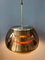 Mid-Century Space Age Smoked Glass Pendant Lamp 5