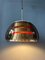 Mid-Century Space Age Smoked Glass Pendant Lamp 3