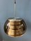 Mid-Century Space Age Smoked Glass Pendant Lamp 7