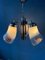 Mid-Century Murano Glass Chandelier Lamp from Mazzega, 1970s 3