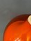 Space Age Orange Smoked Acrylic Glass Pendant Lamp from Dijkstra, Image 9