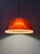 Space Age Orange Smoked Acrylic Glass Pendant Lamp from Dijkstra 6