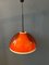 Space Age Orange Smoked Acrylic Glass Pendant Lamp from Dijkstra, Image 5