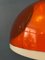 Space Age Orange Smoked Acrylic Glass Pendant Lamp from Dijkstra, Image 10