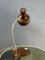 Lámpara de mesa era espacial vintage marrón con brazo flexible, Imagen 8