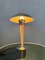 Lampada da tavolo Mushroom Mid-Century in metallo cromato di Massive, Immagine 2