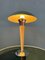 Lampada da tavolo Mushroom Mid-Century in metallo cromato di Massive, Immagine 3