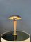 Lampada da tavolo Mushroom Mid-Century in metallo cromato di Massive, Immagine 5